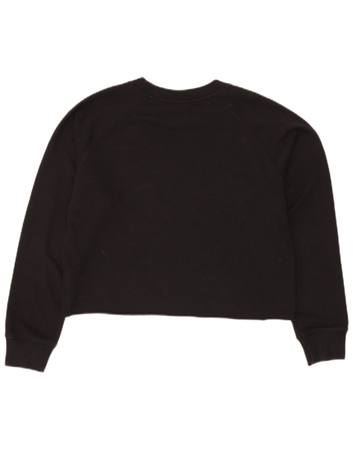 Pulover pentru femei Champion Crop Graphic Pulover UK 14 Medium Negru
