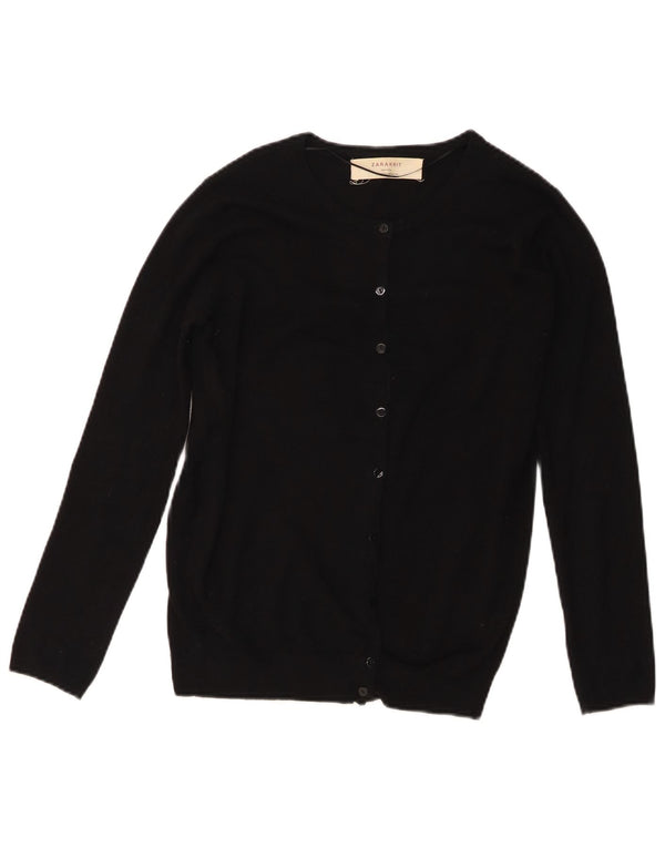 Pulover cardigan pentru femei Zara UK 12 Medium Negru