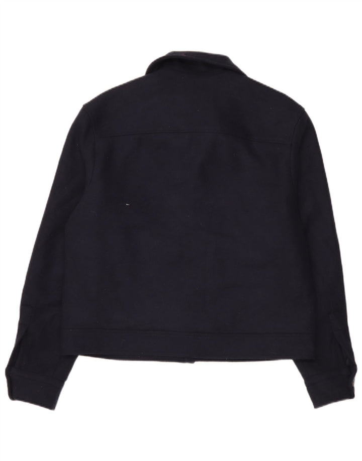 Bomber pentru bărbați Zara UK 38 Mediu Lână bleumarin