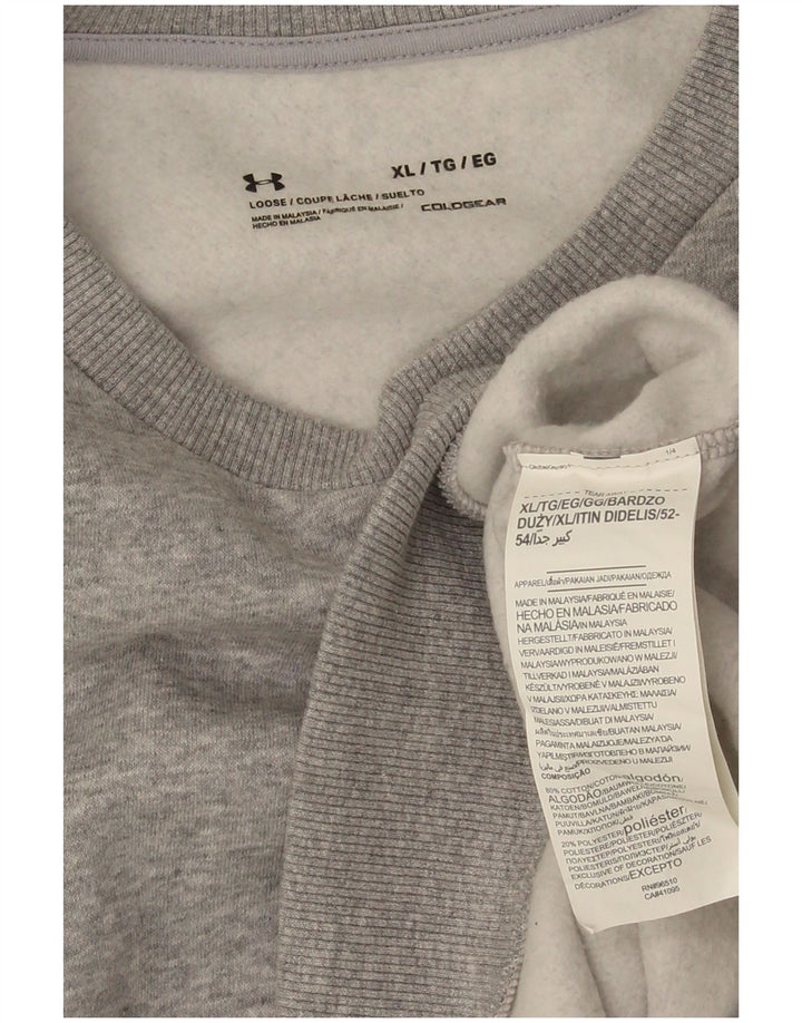 Pulover pentru bărbați Under Armour Cold Gear, XL, bumbac cu pete gri