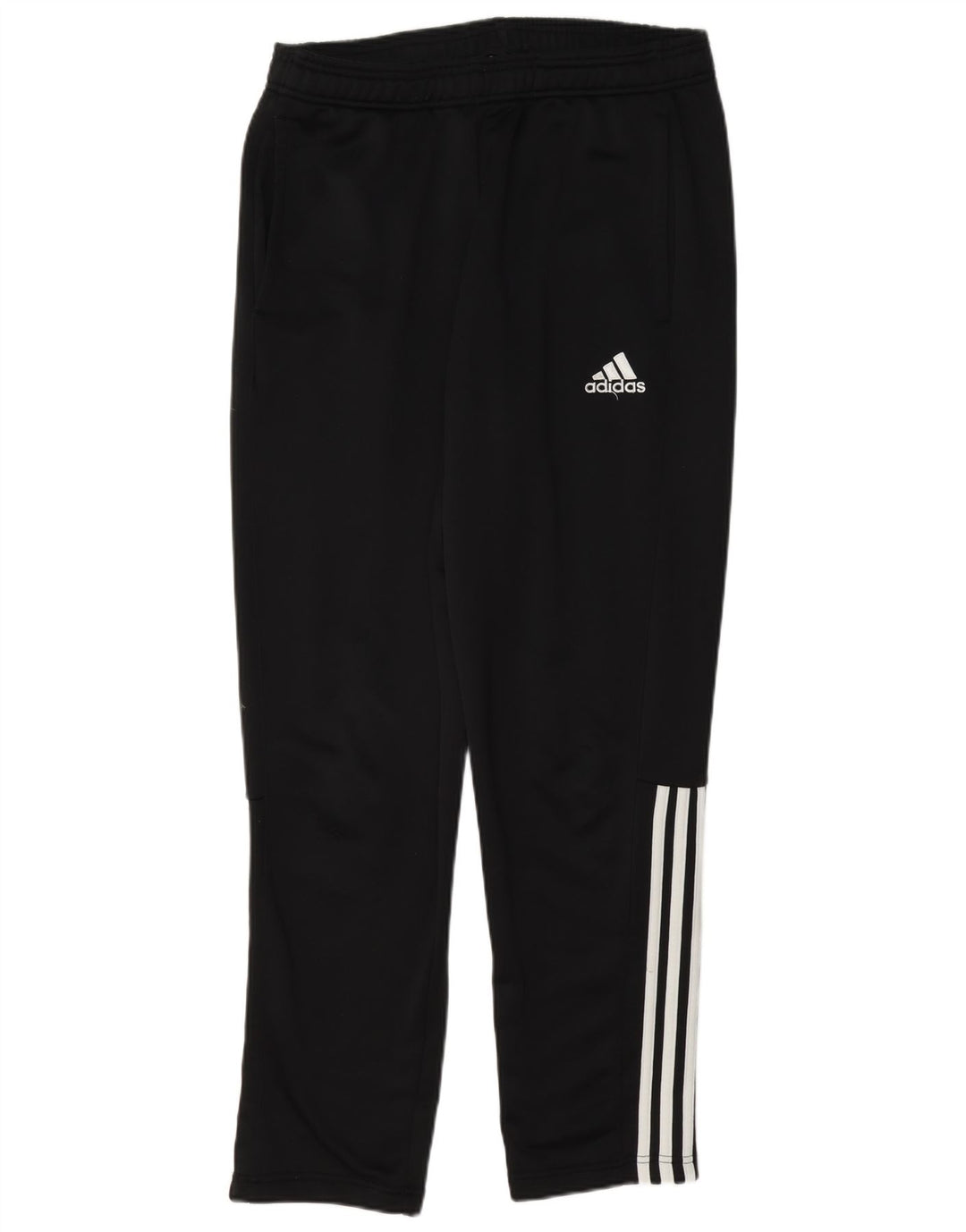 Pantaloni de trening Adidas pentru bărbați, poliester mediu negru