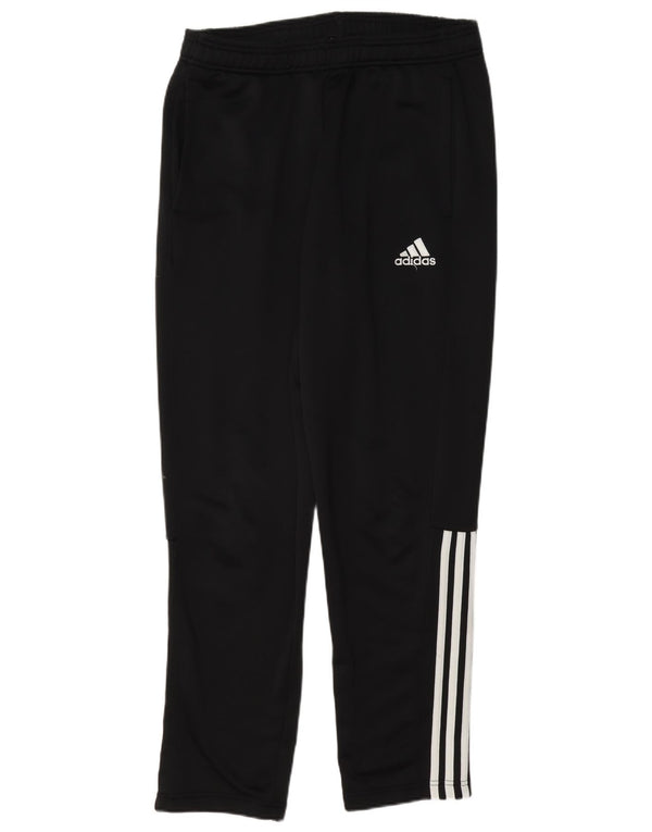 Pantaloni de trening Adidas pentru bărbați, poliester mediu negru