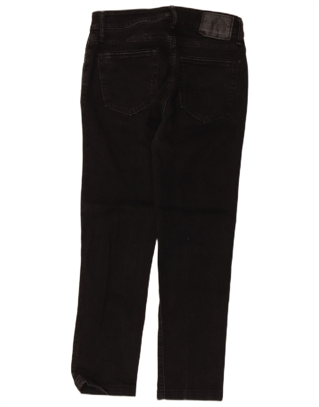 Blugi tăiați pentru femei American Eagle W30 L26 bumbac negru