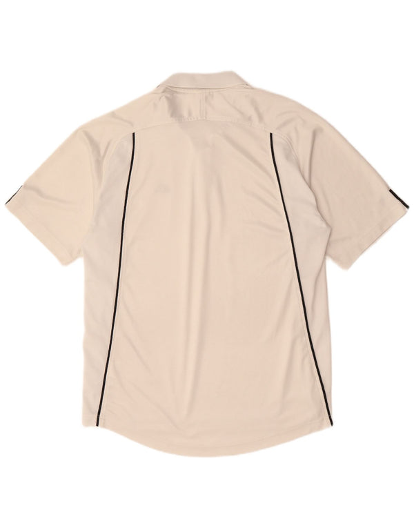 Tricou polo Adidas pentru bărbați Marea Britanie 42/44 Poliester alb mare