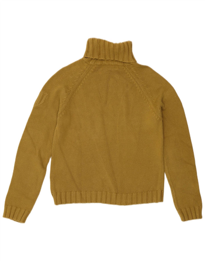 Pulover pentru femei cu gât rulat Zara UK 14 mare galben
