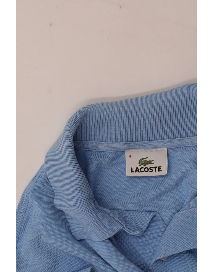 Tricou polo Lacoste pentru bărbați mărimea 4 albastru mediu