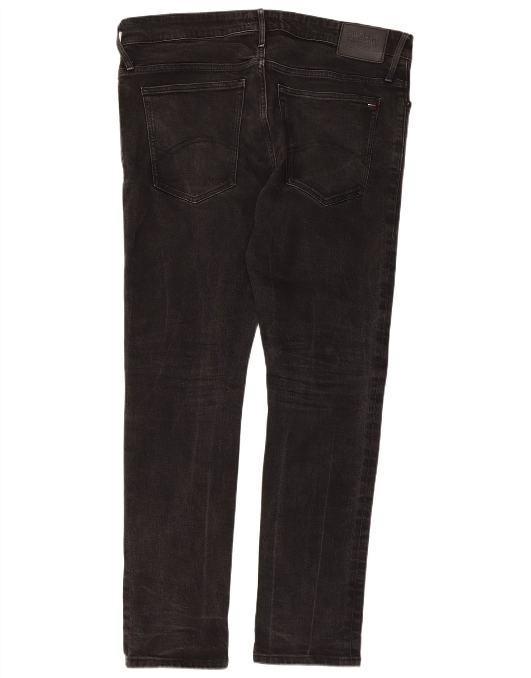 Blugi skinny pentru bărbați TOMMY HILFIGER W38 L32 bumbac negru