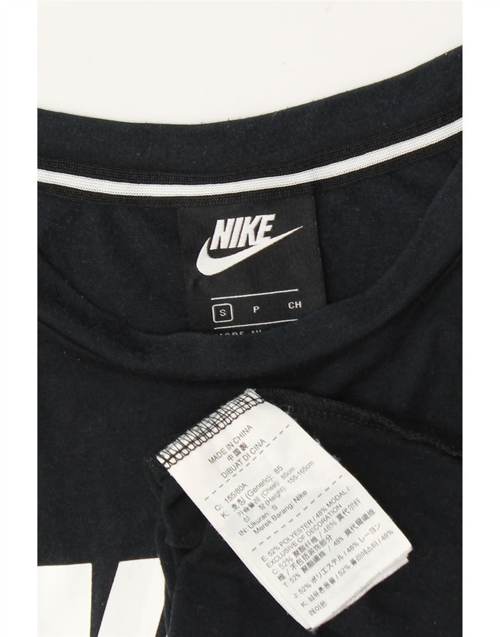 Tricou grafic Nike pentru bărbați Top mic poliester negru