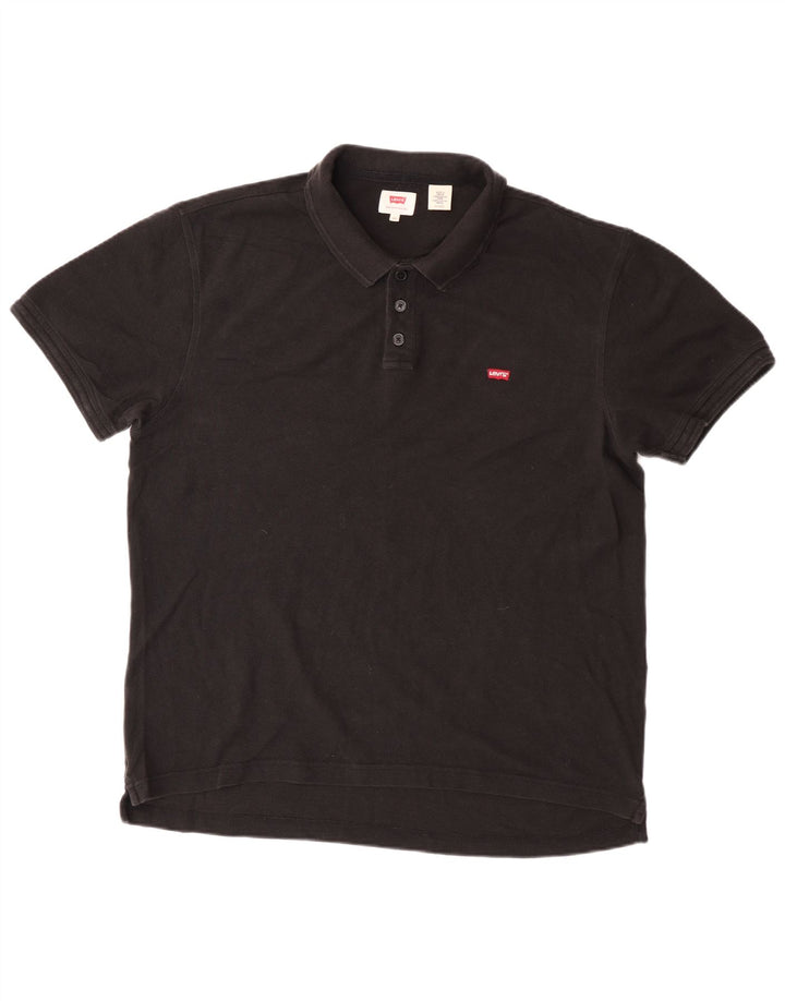 Tricou polo pentru bărbați LEVI'S XL negru