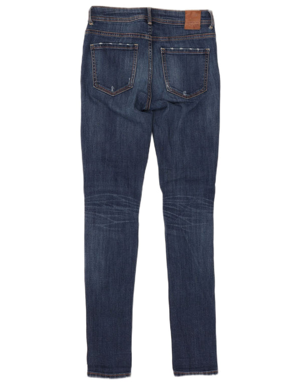 Blugi skinny dama ZARA EU 34 2XS W24 L28 Albastru