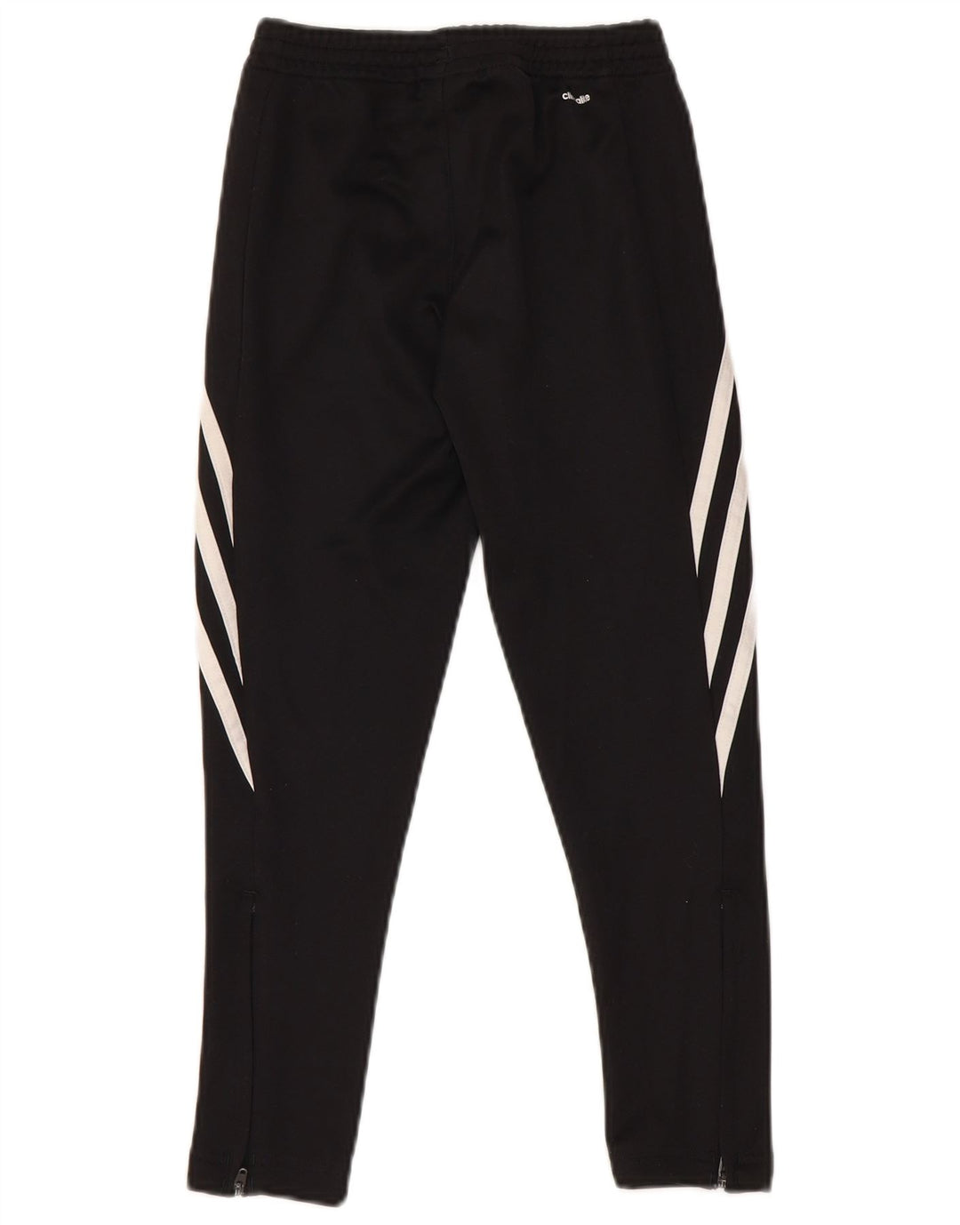 Pantaloni de trening ADIDAS Climalite pentru baieti 7-8 ani poliester negru mic
