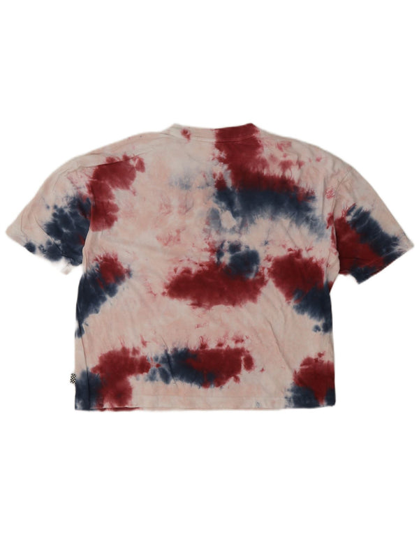 Tricou grafic supradimensionat pentru femei Vans UK 6 XS Multicolor Tie Dye