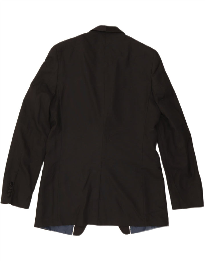 Jachetă pentru bărbați Marks & Spencer, slim fit, cu 1 buton, UK 40 Medium Black