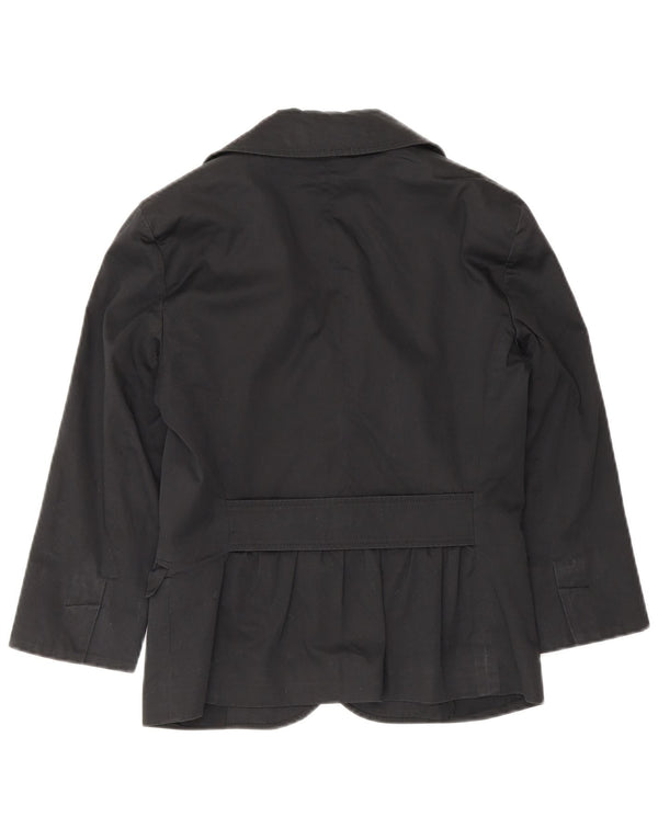 Max & Co. Jachetă pentru femei cu mâneci 3/4 și 3 nasturi, UK 6 XS, bumbac negru