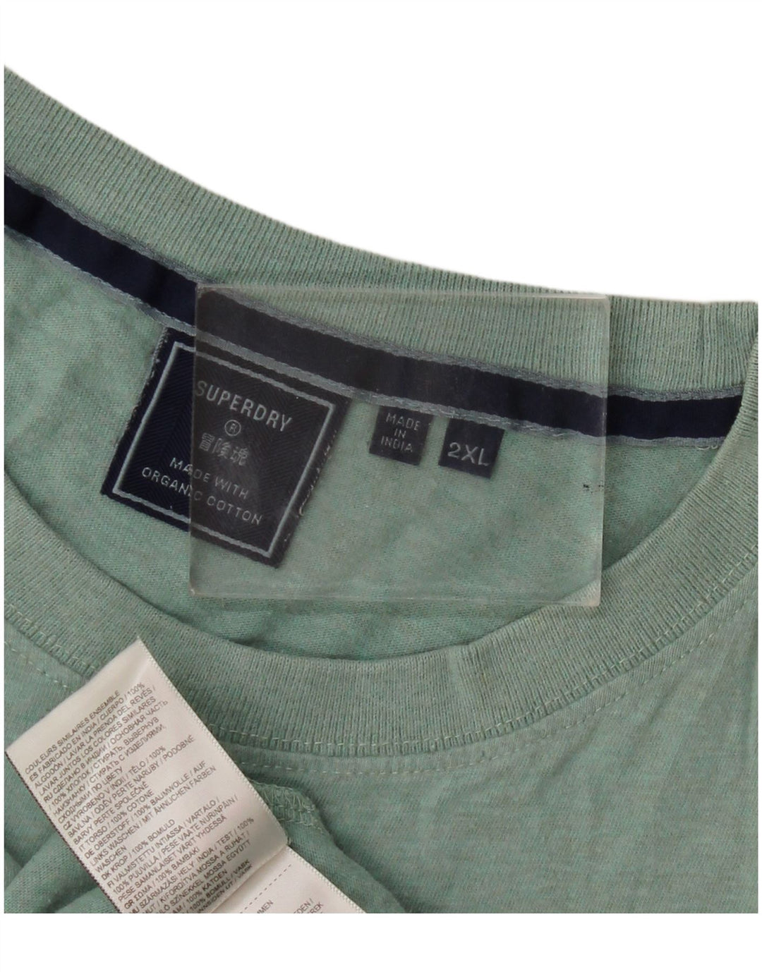 Tricou Superdry pentru bărbați Top 2XL bumbac verde