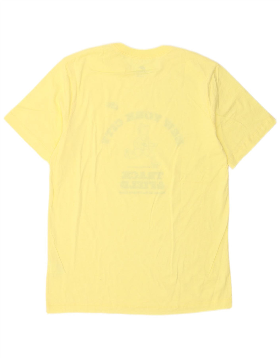 Tricou grafic Nike pentru bărbați Top din bumbac galben mediu