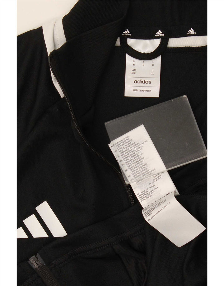 Jachetă pentru trening Adidas Aeroready pentru bărbați, poliester mediu negru