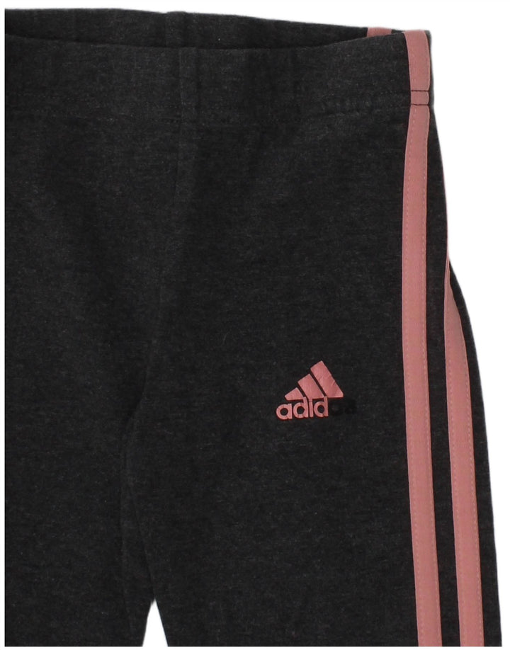 Adidas Fete Leggings 5-6 Ani Gri Bumbac