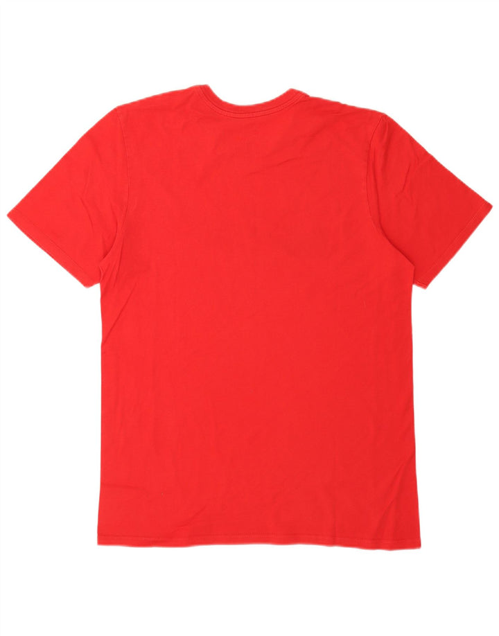 Tricou grafic Nike pentru bărbați, cu croială atletică, top mediu roșu