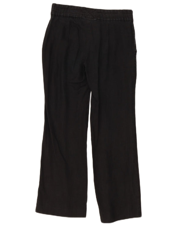 Zara Womens Bootcut Casual Trousers Small W26 L30 Black