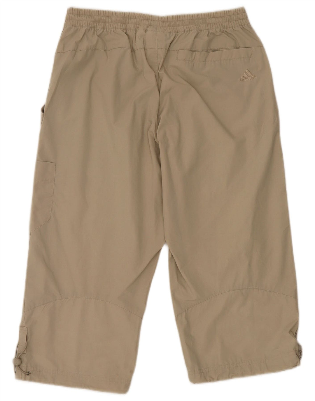 Pantaloni de trening Adidas Cargo Capri pentru bărbați, poliester, bej, mic