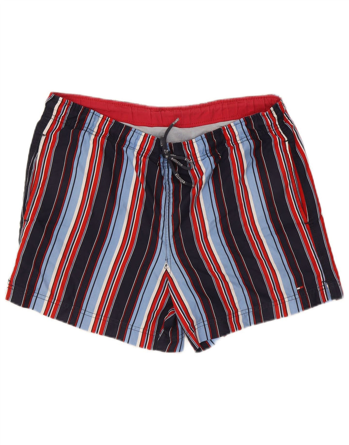 Pantaloni scurți de înot Tommy Hilfiger pentru bărbați cu dungi medii multicolore