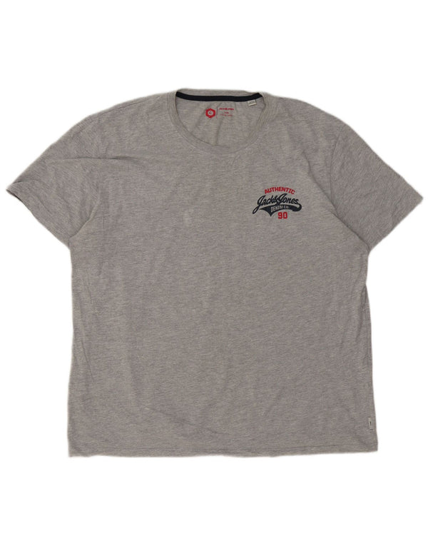 Tricou Jack & Jones pentru bărbați Top 2XL bumbac gri