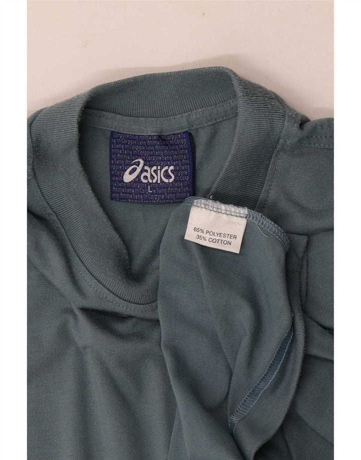 Tricou Asics pentru bărbați Top mare, albastru, poliester