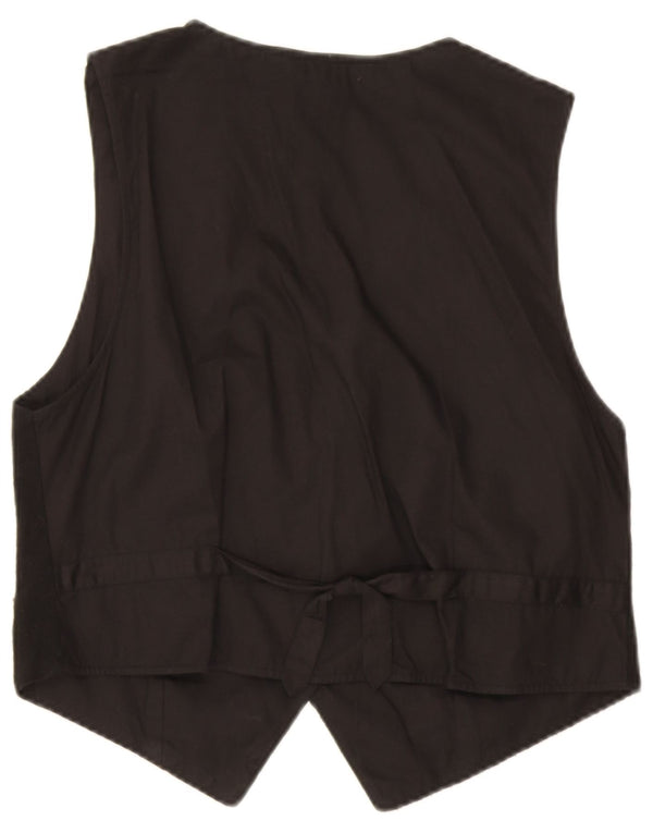 Vestă Vintage pentru Damă EU 40/42 Mediu Negru Geometric