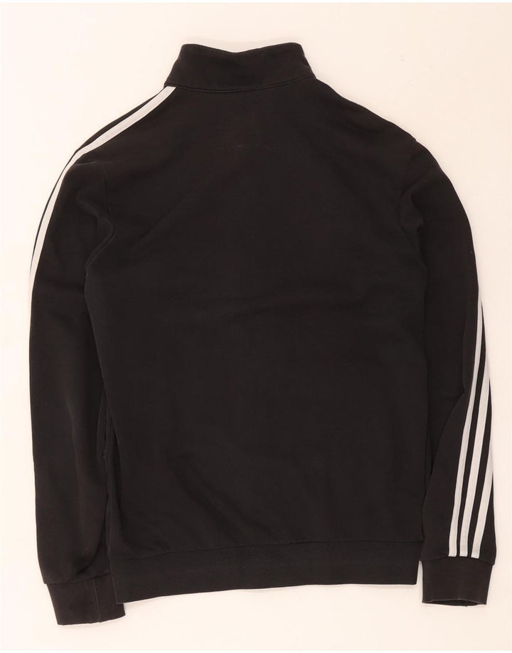 Trening pentru bărbați Adidas Top Jachetă Mic Negru Bumbac