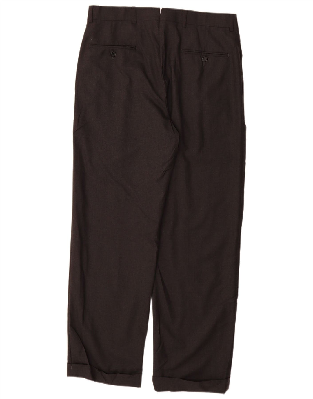 BROOKS BROTHERS Pantaloni de costum pentru bărbați Madison Pegged W33 L30 Lână gri