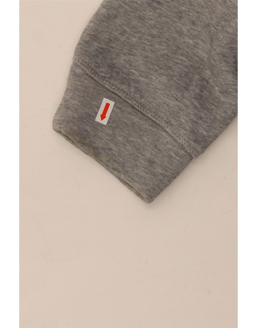 TOMMY HILFIGER Pulover supradimensionat cu capota cu grafic pentru femei UK 14 Medium Gri