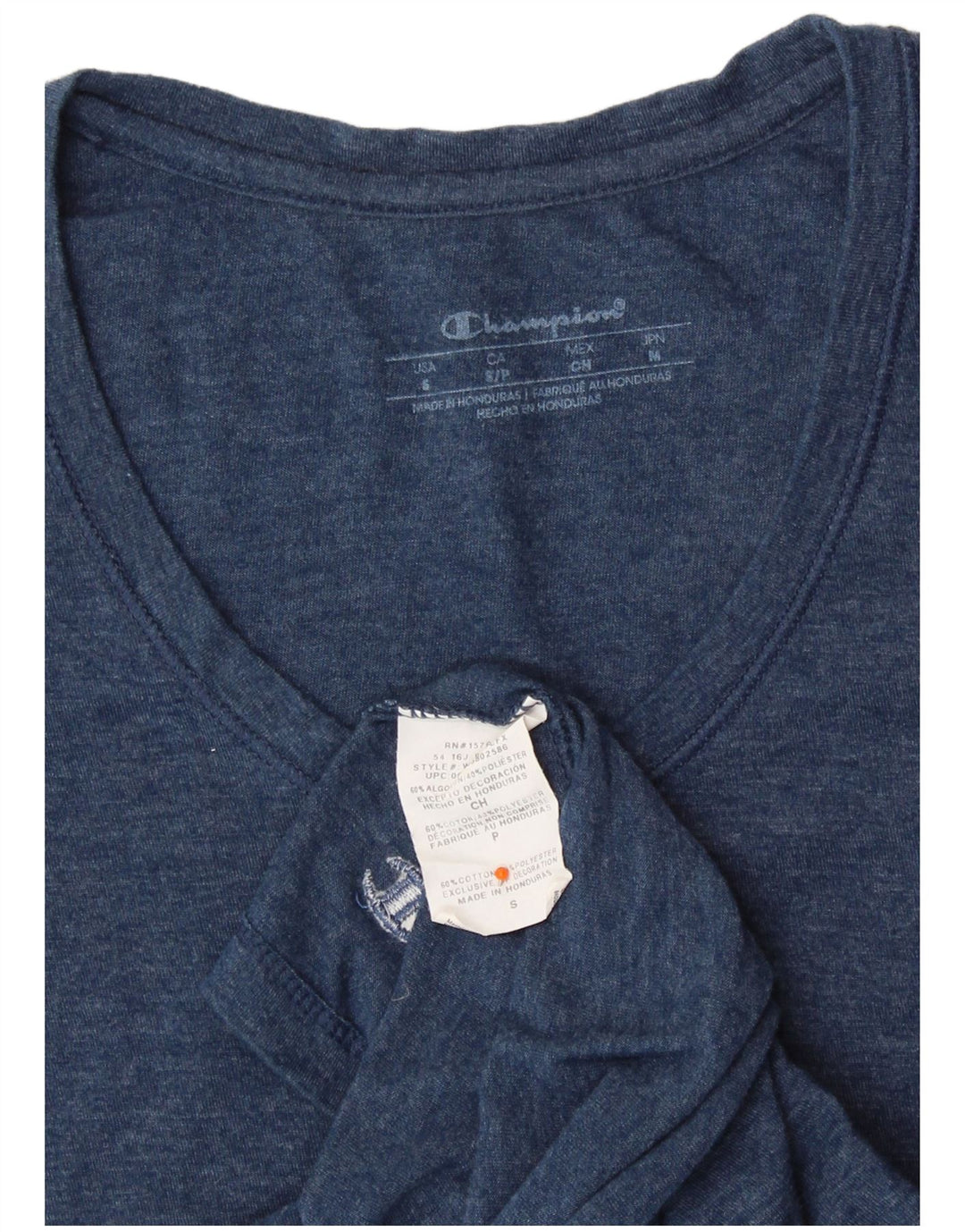 Tricou pentru femei CHAMPION Top UK 8 Small Blue Bumbac