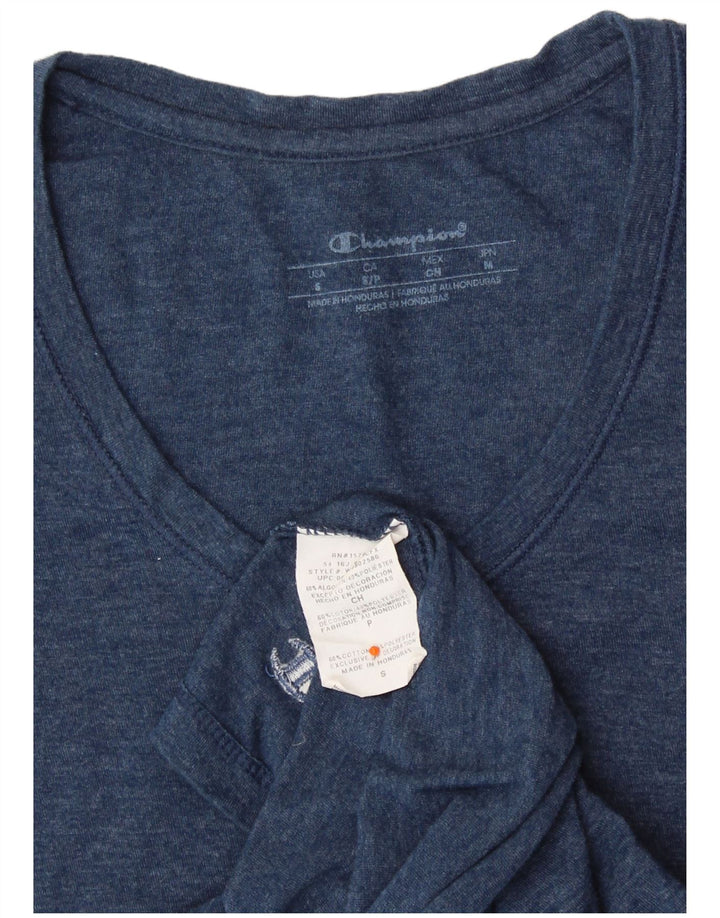 Tricou pentru femei CHAMPION Top UK 8 Small Blue Bumbac
