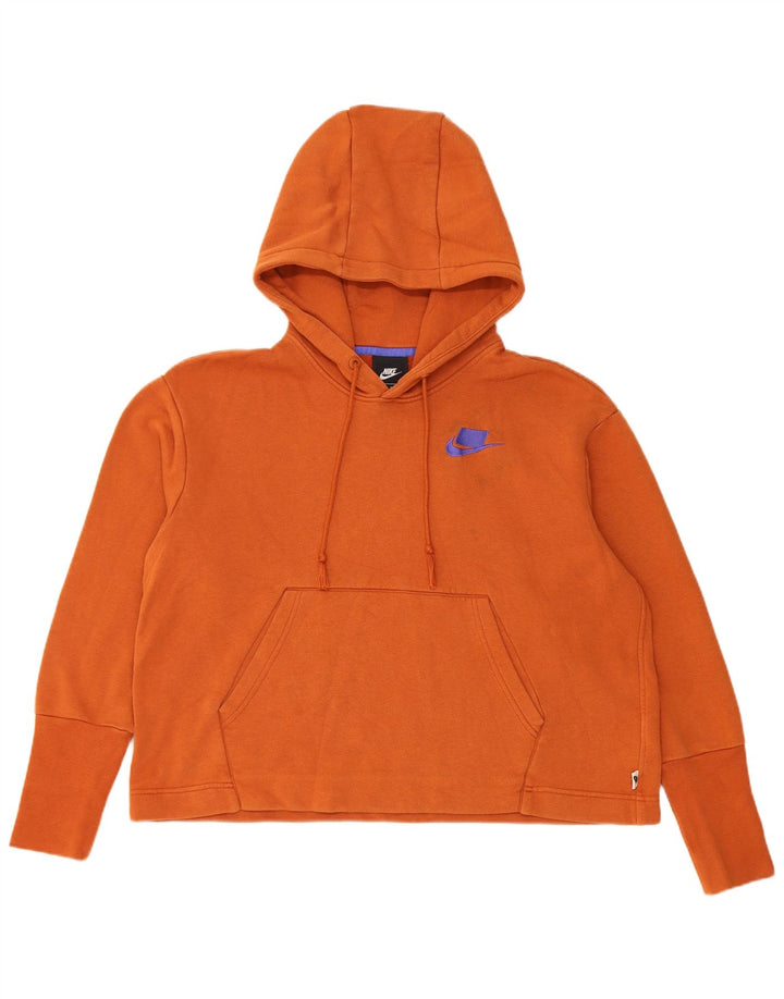 Pulover supradimensionat pentru femei Nike UK 14 bumbac portocaliu mediu