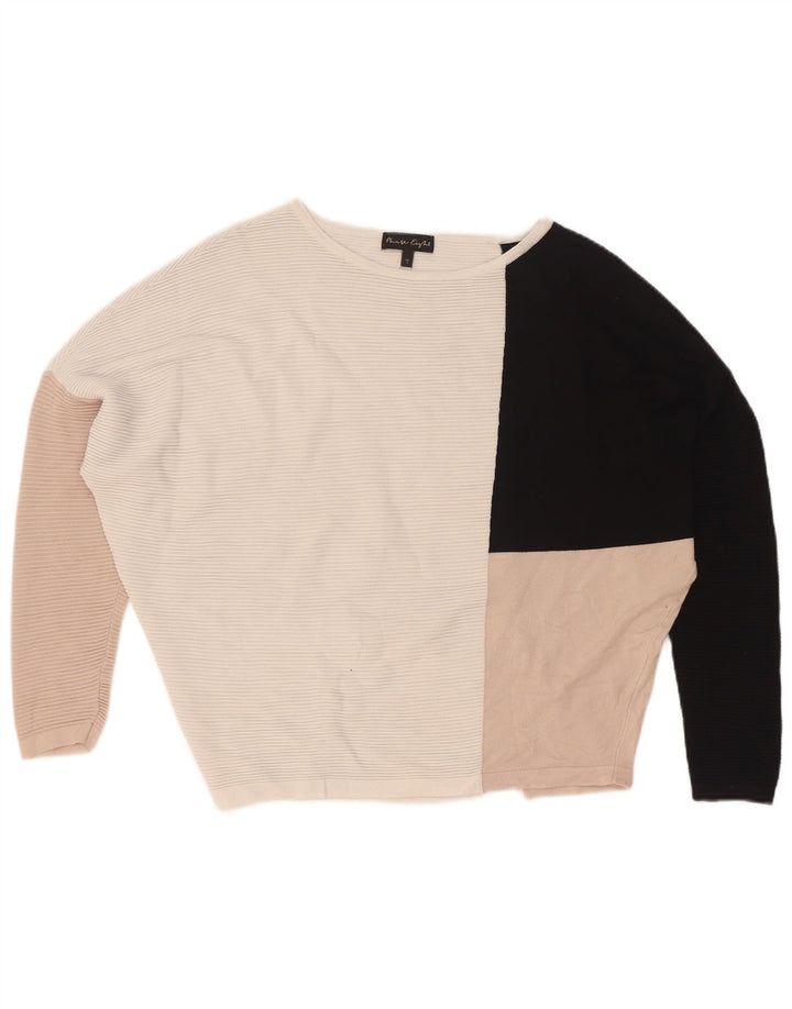 Phase Eight Pulover cu gât de barcă pentru femei UK 10 Mic Multicolor