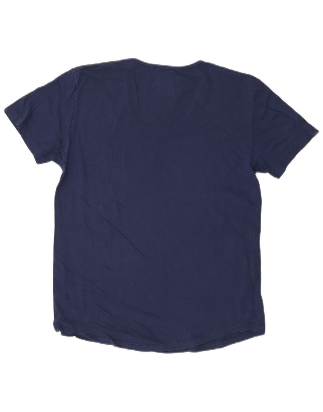 Top tricou ZARA pentru femei UK 14 mare bumbac bleumarin