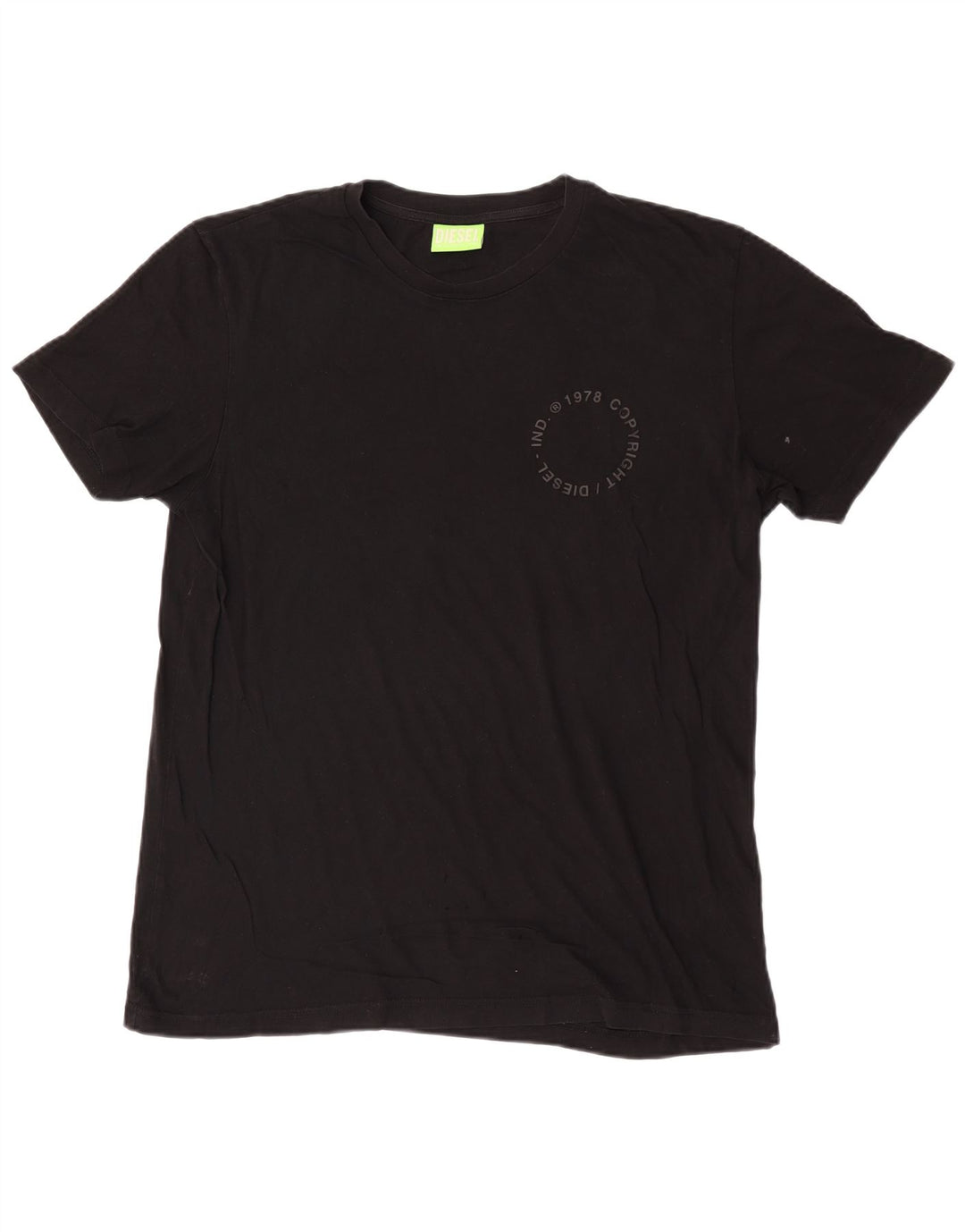 Tricou grafic pentru bărbați Diesel Top XL Bumbac negru