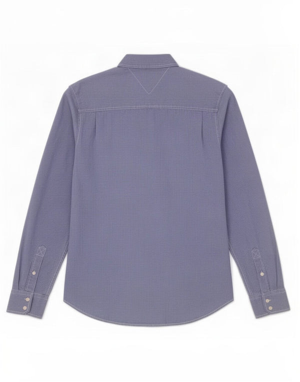 Cămașă pentru bărbați Tommy Hilfiger XL, albastru, bumbac vichy