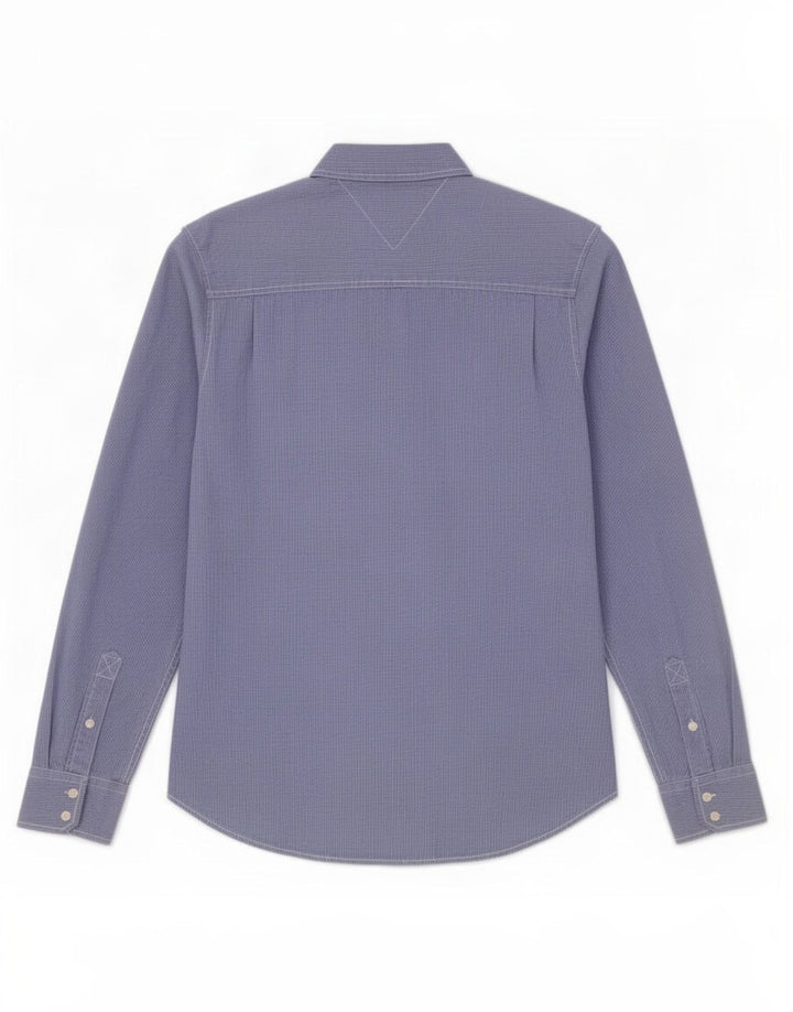 Cămașă pentru bărbați Tommy Hilfiger XL, albastru, bumbac vichy