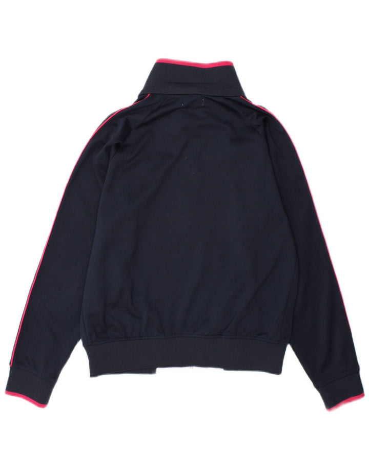 Jachetă de trening Kappa pentru femei UK 14 Medium Bleumarin Colorblock