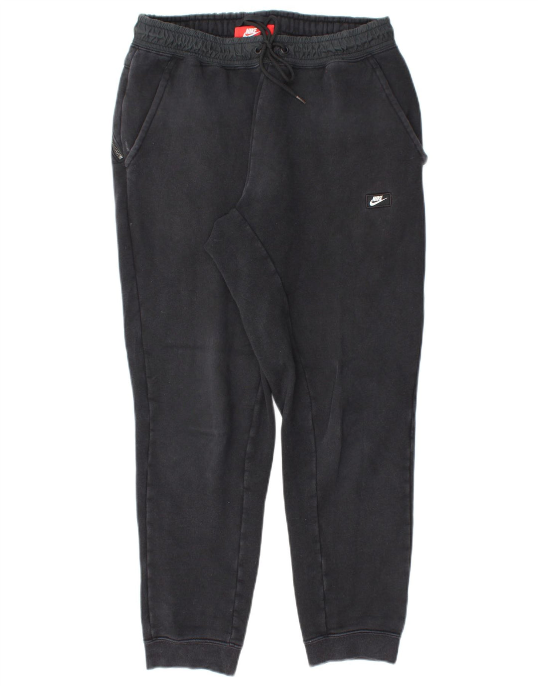 Pantaloni de trening pentru bărbați NIKE Pantaloni de jogging, bumbac mediu negru