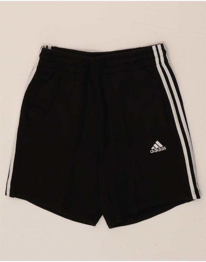 Pantaloni scurți sport pentru bărbați Adidas, bumbac mediu negru