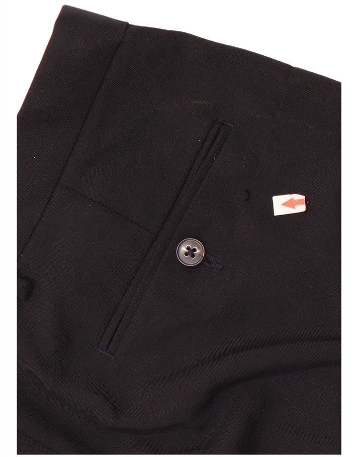 Pantaloni de costum pentru bărbați Marks & Spencer, cu ajustare normală, L34 L33, poliester bleumarin
