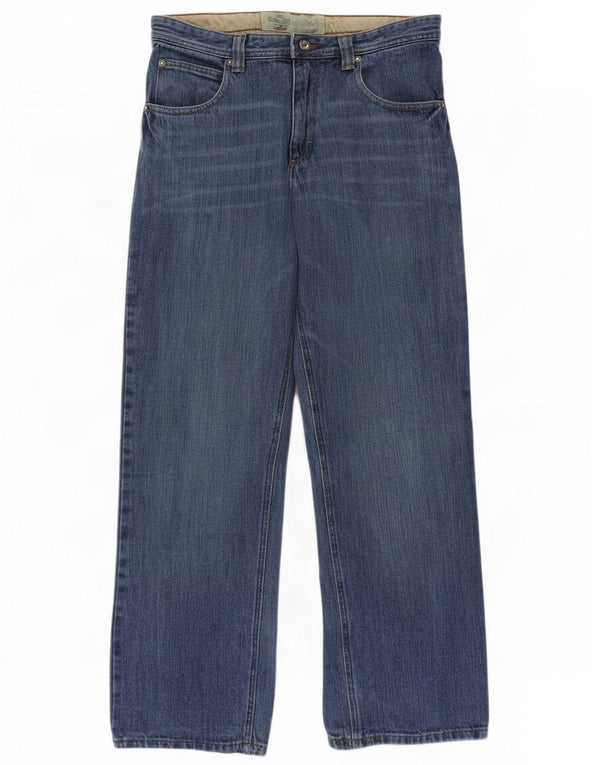 Lee Boys Salopete Blugi cu picioare late 15-16 ani W28 L29 Albastru Bumbac