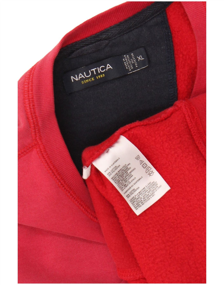 Hanorac pentru bărbați Nautica Jumper XL bumbac roșu