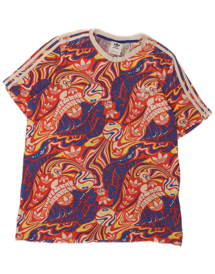 Tricou grafic pentru bărbați Adidas Top Mediu Multicolor Bumbac