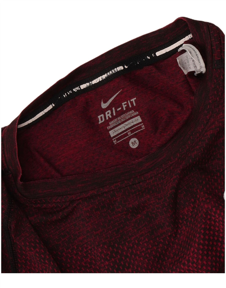 Tricou pentru bărbați Nike Dri Fit Top Medium Burgundy Flecked