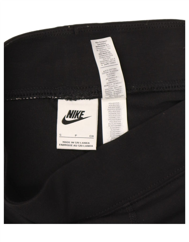 Leggings cu grafic pentru femei Nike UK 8 Sporturi mici din bumbac negru