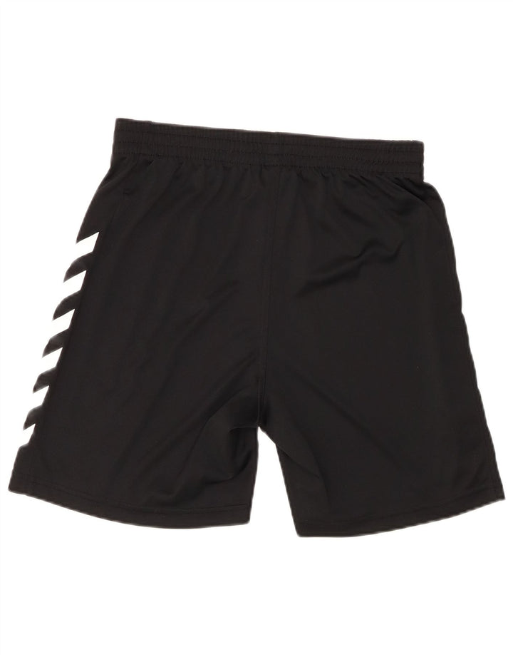 Pantaloni scurți sport grafic pentru bărbați Hummel, negru mediu